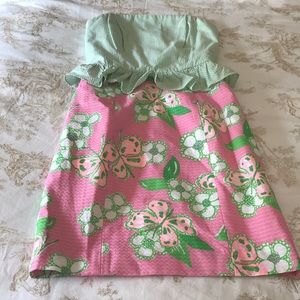 Lilly Pulitzer Seersucker and Flower Dress